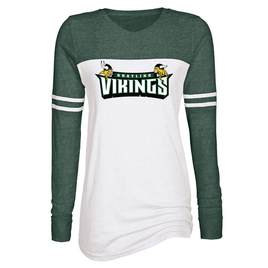 "Grayling Vikings" Varsity Long Sleeve